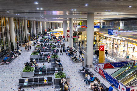 Macau, 30 June 2023: Macau international airportのeditorial素材