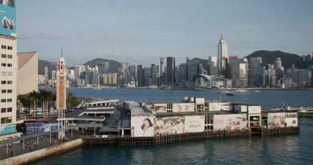 Tsim Sha Tsui, Hong Kong 14 April 2021: Hong Kong cityのeditorial素材