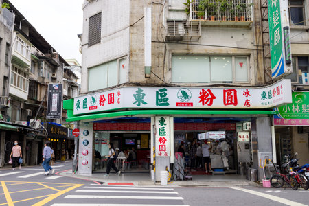 Taipei, Taiwan 02 October 2023: Taipei city downtownのeditorial素材