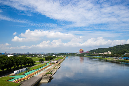 Taiwan, 12 August 2023: Taipei City landmarkのeditorial素材