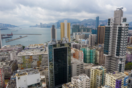 Hung Hom, Hong Kong 17 May 2019: Hong Kong cityのeditorial素材