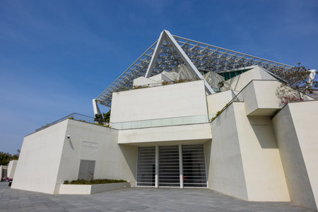 Taiwan, 21 February 2023: Tainan Art Museum in Taiwanのeditorial素材