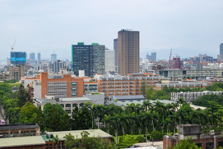 Taipei, Taiwan 12 May 2023: Taipei cityscape in Taiwanのeditorial素材