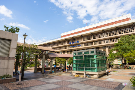 Taipei, Taiwan 02 January 2024: Taipei main station in Taipei cityのeditorial素材