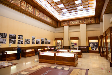 Taipei, Taiwan 03 March 2023: Interior of Chiang Kai Shek Memorial Hall in Taipei of Taiwanのeditorial素材