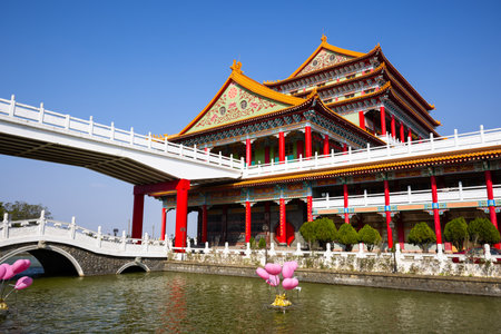 Tainan, Taiwan 22 February 2023: Luermen Tianhou Gong Mazu Temple in Tainan of Taiwanのeditorial素材