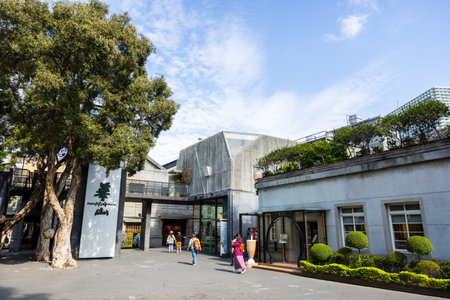 Taipei, Taiwan 02 January 2024: Huashan 1914 Creative Park in Taipei cityのeditorial素材