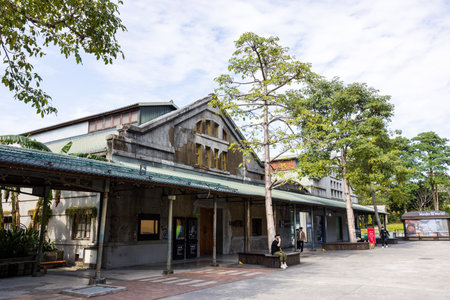 Taipei, Taiwan 26 October 2023: Huashan 1914 Creative Park in Taipeiのeditorial素材