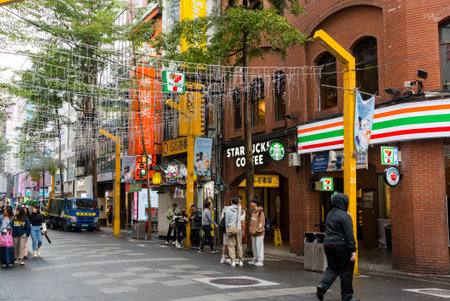 Taipei, Taiwan 28 December 2023: Ximending in Taipei cityのeditorial素材