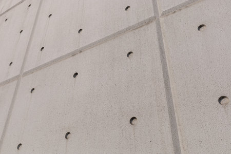 Gray color wall texture close upの写真素材