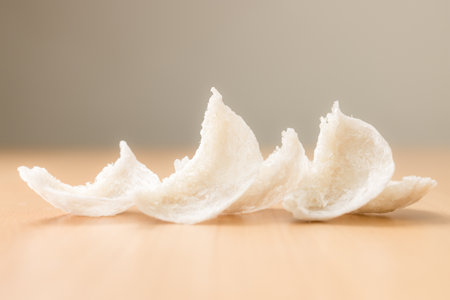 Fresh raw edible bird nestの写真素材