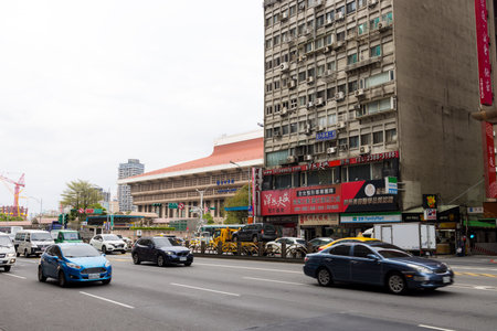 Taipei, Taiwan 02 January 2024: Taipei main station in Taipei cityのeditorial素材