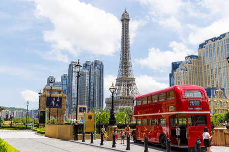 Macau 29 June 2023: Macau Londoner in city at Taipaのeditorial素材