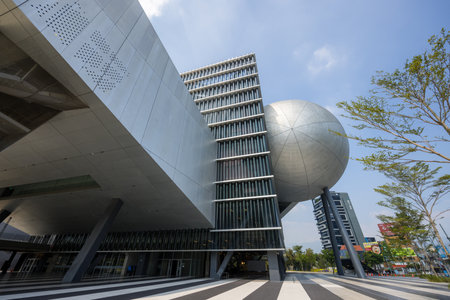 Taipei, Taiwan 04 October 2022: Taipei Performing Arts Center in Jiantan of Taiwanのeditorial素材