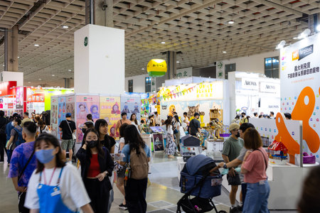 Taipei, Taiwan 12 July 2023: Taipei Nangang exhibition center for The Pet showのeditorial素材