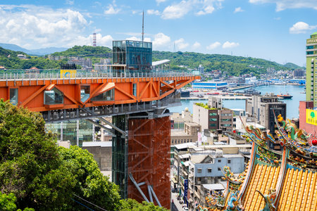 Taiwan 14 August 2023: City of Keelung in Taiwanのeditorial素材