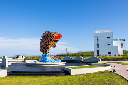 Penghu, Taiwan 25 June 2022: Beautiful scenic spot in Penghuのeditorial素材