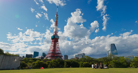 Tokyo, Japan, 26 June 2019: Tokyo towerのeditorial素材