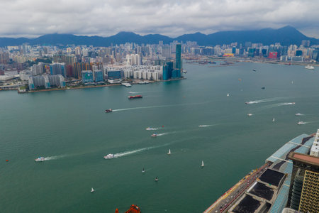 Causeway Bay, Hong Kong 01 June 2019: Hong Kong cityのeditorial素材