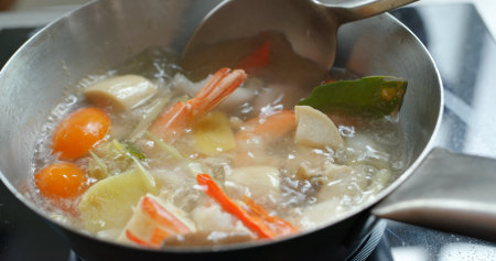 Thai cuisine, Tom Yum soupの写真素材