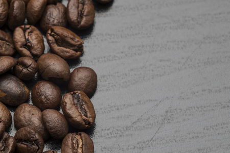 coffee beans macro photoの写真素材