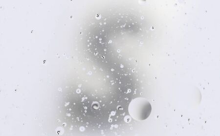 Abstract image of the oil babbleの写真素材
