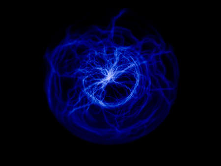 Image of the universe made with light effects