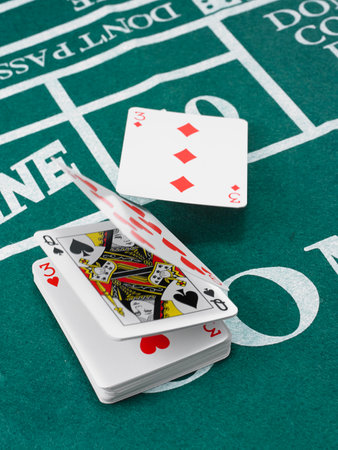 Image of casino card gameの写真素材