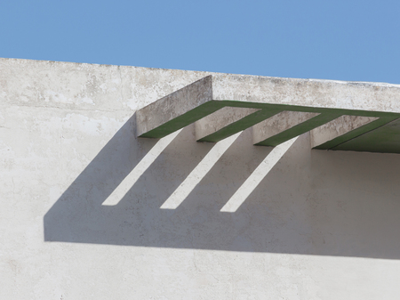 Modernist style balcony covering in Xemxija, Maltaの写真素材