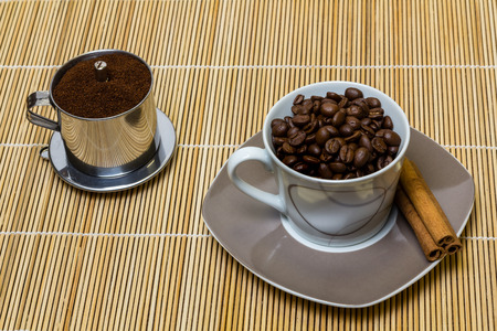 delicious, aromatic power drink for breakfastの写真素材