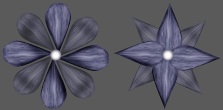 Beautiful stone daisy and lily.の写真素材