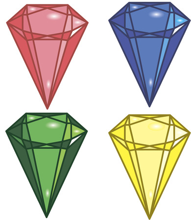 Its are simple gems. Can be used as icons of money in online stores, paid online games, as well as bonuses on the forums of business and financial orientation.のイラスト素材