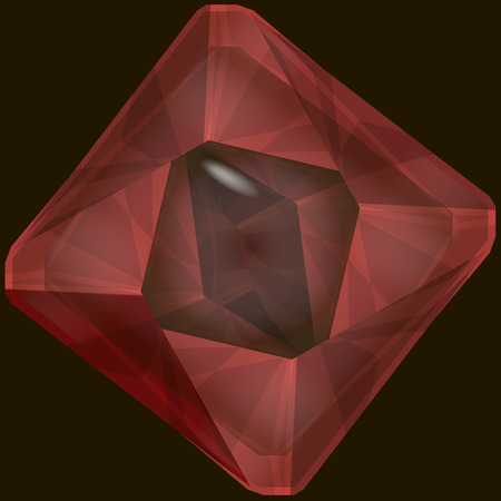 This is precious stone. It is in frame.のイラスト素材