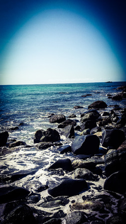 The Tides on the Rocksの写真素材