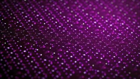 Abstract digital technology background made of particles and small animated arrow. 3d illustrationの写真素材