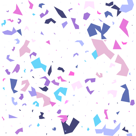 Terrazzo handcrafted seamless pattern. Abstract venetian vector background. Chaotic pastel colourful surface design.のイラスト素材