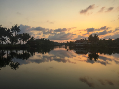 Beautiful scenery on Koh Chang Island in Thailandの写真素材