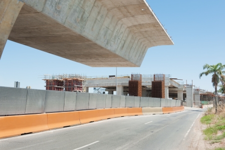 fragment  view  of the road under reconstruction の写真素材