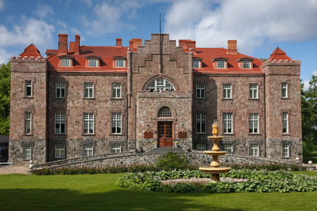 Modern Kalvi castle, Estoniaのeditorial素材