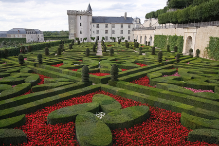 Castle of Villandry, Loire Valley, Franceのeditorial素材