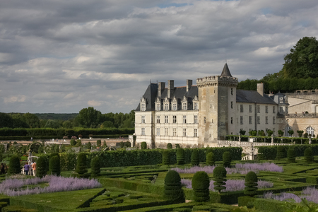 Chateau de Villandry, Loire valley, Franceのeditorial素材