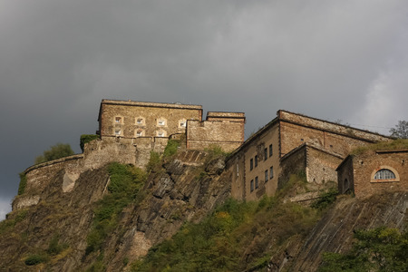 Ehrenbreitstein fortress in Koblenz, Germanyのeditorial素材