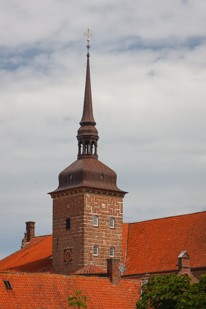 Holckenhavn castle close to Nyborg town, Denmarkのeditorial素材
