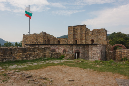 Ruins of the medieval fortress of Veliko Tarnovo, Bulgariaのeditorial素材