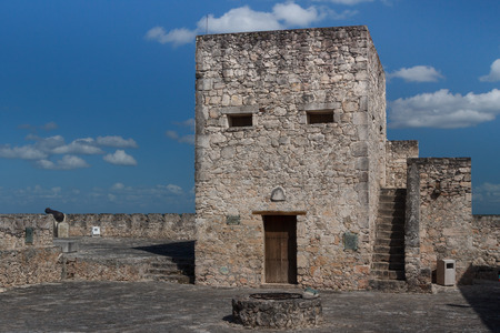 Fortification of Bacalar, Mexicoの写真素材