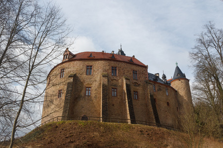 Kriebstein castle, Saxony, Germanyのeditorial素材