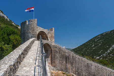 Fortifications of Ston, Croatiaのeditorial素材