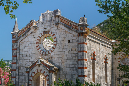 Ruins of a churchの写真素材