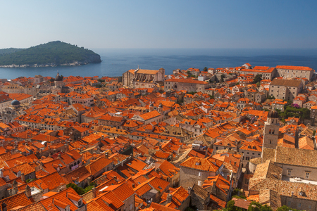 Old town of Dubrovnik, Croatiaの写真素材