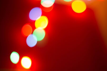 Close-up of blur Christmas lights